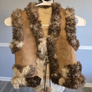 Faux Fur Trimmed Vest